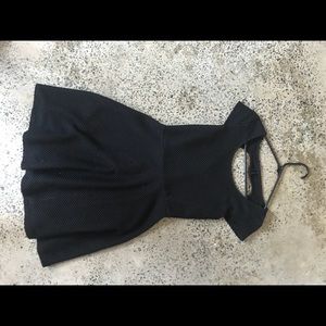Black circle dress